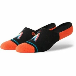 Stance Erwachsene schwarz unsichtbar Baumwolle MLB Baseball Miami Marlins Super Socken L 9-12 - Bild 1 von 1