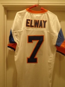 NWT Denver Broncos "JOHN ELWAY" #7 White NFL 75 YR Jersey Adult Size (50/L) $300 - Picture 1 of 17