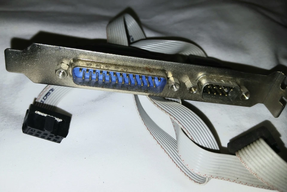 Placa madre paralela y serie vintage a estuche ranura cable buenos estuches antiguos Foto 1 de 1