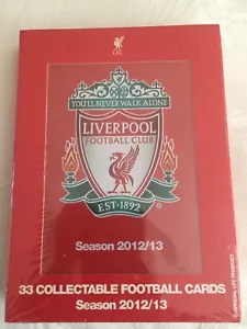 Liverpool Football Club - Season 2012/13 Football Cards - Full Set of 33 Cards - Picture 1 of 1