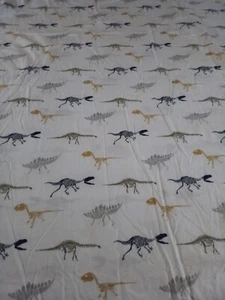 The Company Store Fossil Twin Pillowcase & Duvet Cover Set White Dinosaur Cotton - Picture 1 of 17