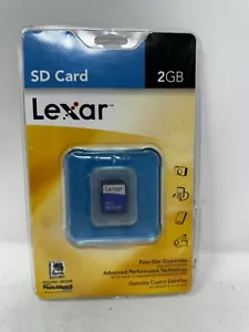 Lexar Media 2 GB Secure Digital Memory Card NEW SEALED - Picture 1 of 4