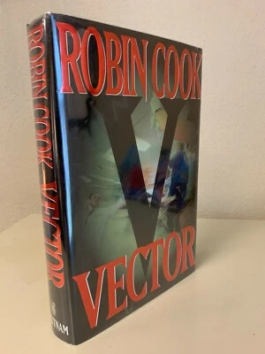 Vector, Robin Cook, HC, SIGNED, 1st Ed. Great Condition - Image 1 of 4