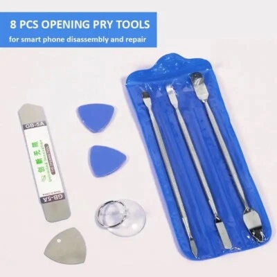 Cell Phone Tablet Repair Opening Tool Kit Set Pry For Iphone Samsung Laptop 8pcs - Image 1 of 4