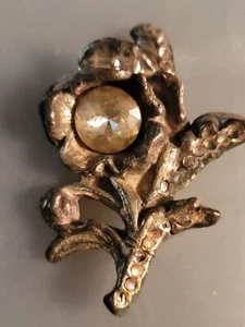 Large Broach Looks Really Old 2'.5" X 3" Tall, Unusual, Rare Wide. Beautiful - Picture 1 of 2