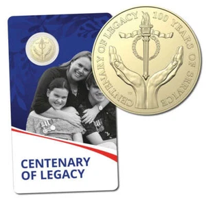 Moneda de $1 Centenario del Legado 2023 sin circular - Imagen 1 de 3