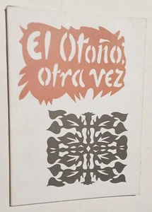 El otoño, otra vez. Poema de Rafael Alberti. Ejemplar único. Edición Facsimilar. - Imagen 1 de 3