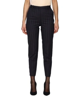 Pantalones de vestir Pinko Gessato para mujer mezcla de lana a rayas Foto 1 de 4