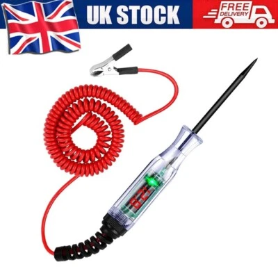 RACRDO 3-24V Digital Electric Circuit LCD Tester Test Light Car Truck Voltage Probe Pen