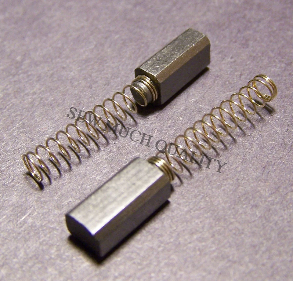 CEPILLO DE CARBONO # 4114870-01 Husqvarna Viking Motors 2000 - 6690 5 mm x 6 mm (2 piezas) Foto 1 de 1