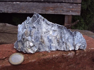 schöne Disthen / Kyanith Kristall Stufe 406g Soroya Norwegen hellblau - Bild 1 von 13
