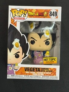 Funko Pop! Dragon Ball Super Vegeta (Cocina con Delantal) HotTopic con Protector de 0,5 mm - Imagen 1 de 7