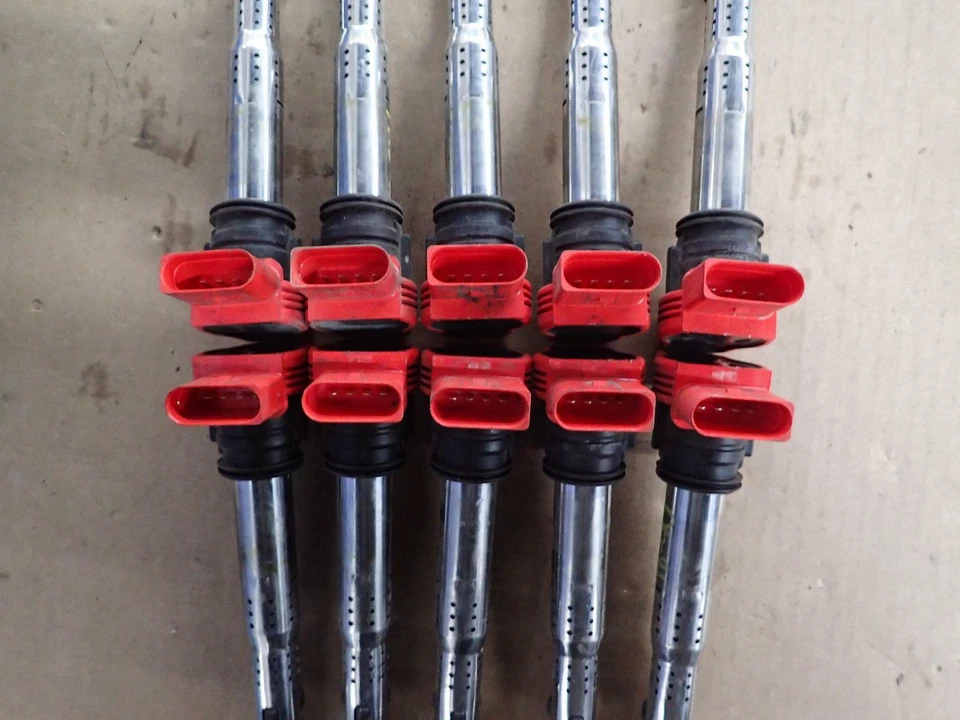 07 08 09 AUDI S8: 10 piezas, paquete de bobinas OEM (5,2 L) Foto 1 de 2