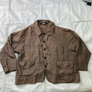 Vintage SHACK INCORPORATED by J. Morgan Puett Jacket Linen Oversized Size M/L - Picture 1 of 4
