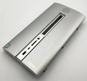 HP Pavilion 570-P Desktop Front Bezel Chassis Cover Silver 919812-003 Grade B - Picture 1 of 3