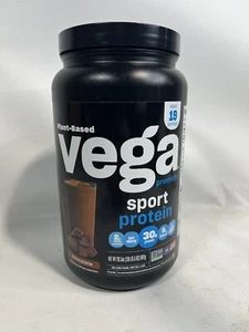 PROTEIN POWDER Amino Acid Cherry Plant Based Vegan Chocolate 19 Servings VEGA - Picture 1 of 1