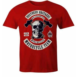 49 Hells Angels Manchester Inglaterra Camiseta Soporte81 Bastardos del Norte 6468 - Imagen 1 de 2