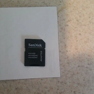 SanDisk microSD Micro SD to SD SDHC Memory Card Adapter Reader - Picture 1 of 2