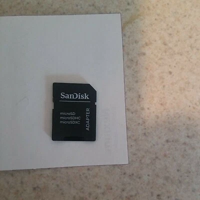SanDisk microSD Micro SD to SD SDHC Memory Card Adapter Reader - Image 1 of 2