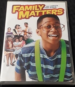 Family Matters DVD Season 1 Set Classic TV Comedy Drama Sitcom Steve Urkel VG - Picture 1 of 1