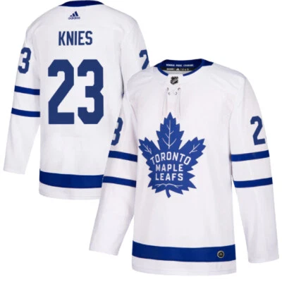 Men's Toronto Maple Leafs Matthew Knies Away adidas White Player Hockey Jersey - Image 1 of 3