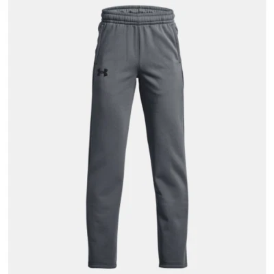 Nuevos pantalones de vellón Under Armour Armour para niños (8-20) talla YXL grises precio de venta sugerido por el fabricante: $40 Foto 1 de 3