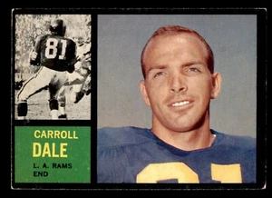 1962 Topps Football #82 Carroll Dale VG/EX - Picture 1 of 2