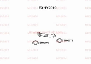 EXHY2019 Exhaust Front Pipe I20 1.4                  08-15 - Picture 1 of 5