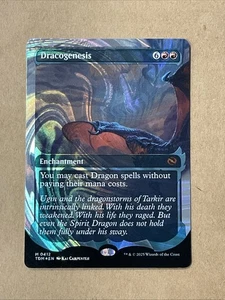 MTG English Dracogenesis (0412) (Showcase) (Halo Foil) NM Foil - Picture 1 of 4