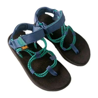 Sandalias impermeables TEVA K Voya Infinity Waterfall azules unisex niños talla 13 usadas en excelente estado Foto 1 de 4