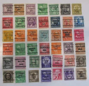PRECANCEL (42) DIFFERENT "OHIO" PSS#MIXED See Pic - Picture 1 of 1