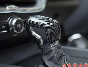 For Volvo XC90 2016-2022 ABS Carbon Fiber Central Console Gear Shift Knob Trim - Picture 1 of 10
