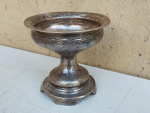 Antike XIX Jahrhundert Kelch Pisside Zum Altar IN Silber Mit Diverse Punzonature - Bild 1 von 19