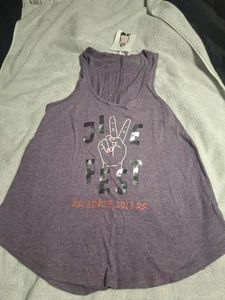 Alternative Women's Backstage Jersey Tank Top, Vintage Royal, Size Medium - Picture 1 of 3