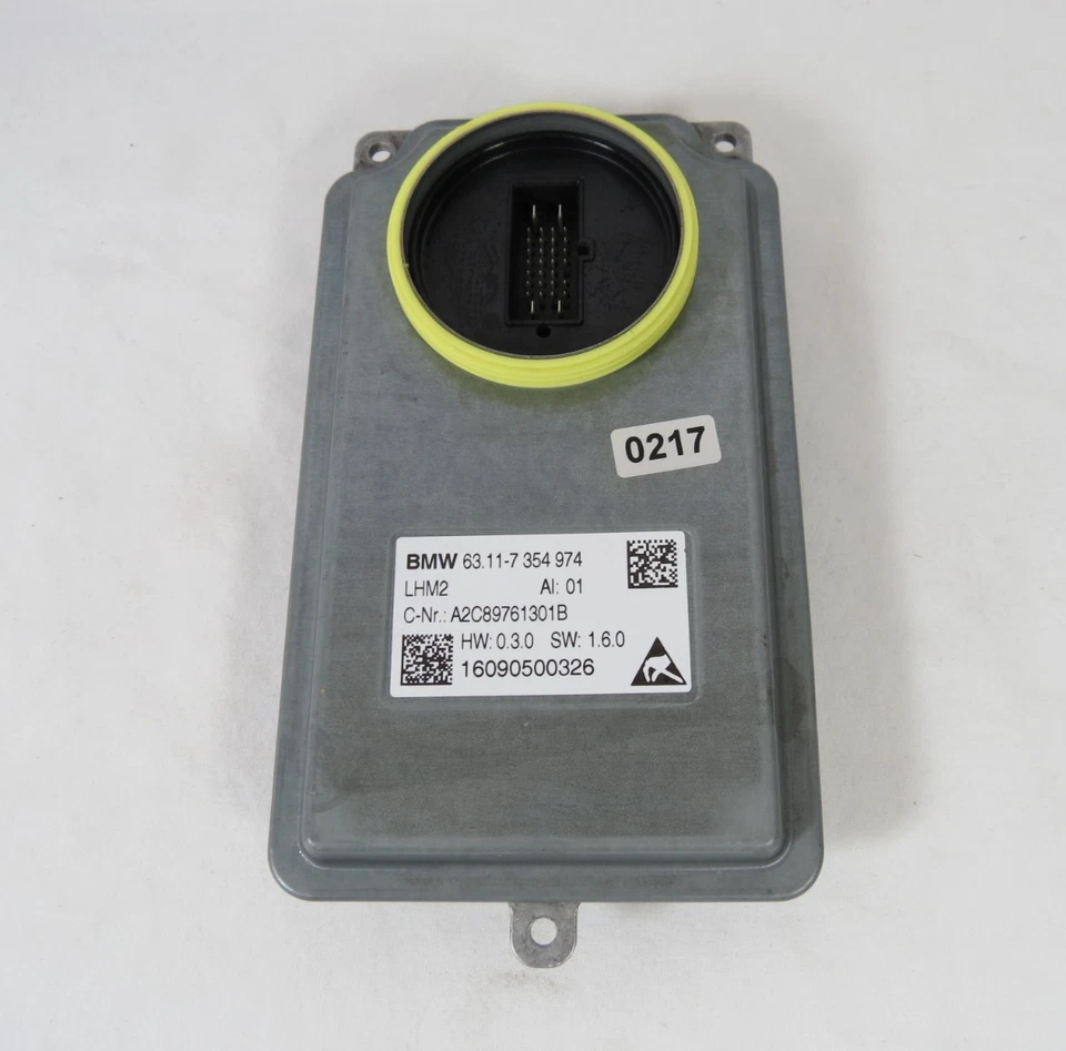 Оригинальный блок управления светодиодным модулем балластом ксеноновой ксеноновой фары BMW 63117354974 - Изображение 1 из 4