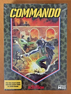 NEW sealed COMMANDO Atari 2600 7800 Activision DATA EAST Retro SHOOTER 1985 - Picture 1 of 6