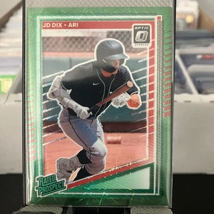 2025 Donruss Baseball JD Dix Rated Prospect Green Velocity Prizm /149 - Picture 1 of 2