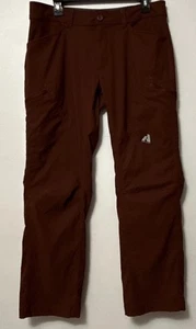 Eddie Bauer First Ascent Pants Mens 34x30 Brown Cargo Outdoor Hiking Casual Pant - Picture 1 of 8