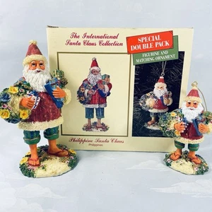 The International Santa Claus Collection PHILIPPINES Philippino Santa Claus 2-PC - Picture 1 of 10