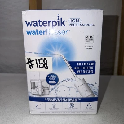 Waterpik ION Profesional Inalámbrico Limpiador de Hilo de Agua Recargable Caja Abierta Foto 1 de 4