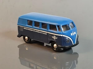 Brekina, VW T1 Transporter, Kleinbus Fluglinie KLM , Vitrinenmodell, 1:87 - Bild 1 von 4