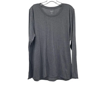 Camiseta Old Navy Para Hombre Ligera Activa Manga Larga Gris Talla Grande Foto 1 de 4