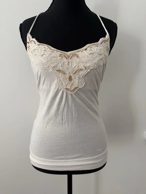 Top Cami Vintage Ezra Abercrombie & Fitch Talla S Babydoll Adornado Coqueta Y2K Foto 1 de 4