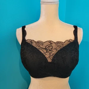 Maidenform Spitzen Cami BH 36D schwarz gefüttert Cup Bügel 05568 - Bild 1 von 7