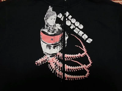 Blood Brothers Chaqueta de Pista Para Hombre XL PUNK SCREAMO HARDCORE Sudadera con Capucha Camisa Negra Foto 1 de 4