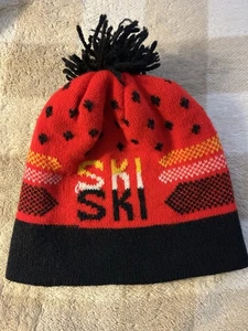 Gorro de punto para esquí infantil para jóvenes esquí al aire libre deportes escuela nieve - Imagen 1 de 5