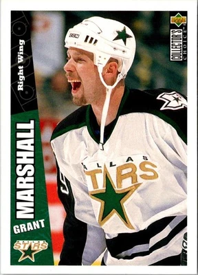 1996 Collector's Choice Grant Marshall #77 Dallas Stars Hockey Card - Image 1 of 2