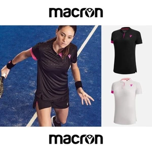 WOMAN POLO SHIRT TENNIS PADEL LIVIA - MACRON - Size XS - XL - Picture 1 of 9