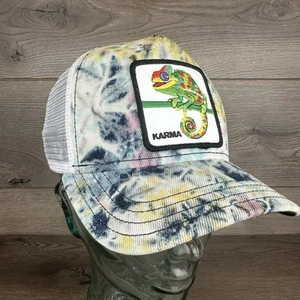 Goorin Bros The Farm Trucker Hat Karma Culture Chameleon Tie Dye Snapback - Picture 1 of 11