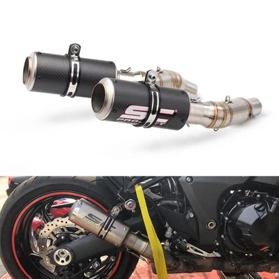 For Kawasaki Ninja 1000 Z1000 2010-2025 Left Right Exhaust Pipe Muffler Silencer - Image 1 of 4